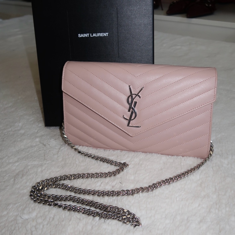 Saint Laurent Cassandre Chain Wallet